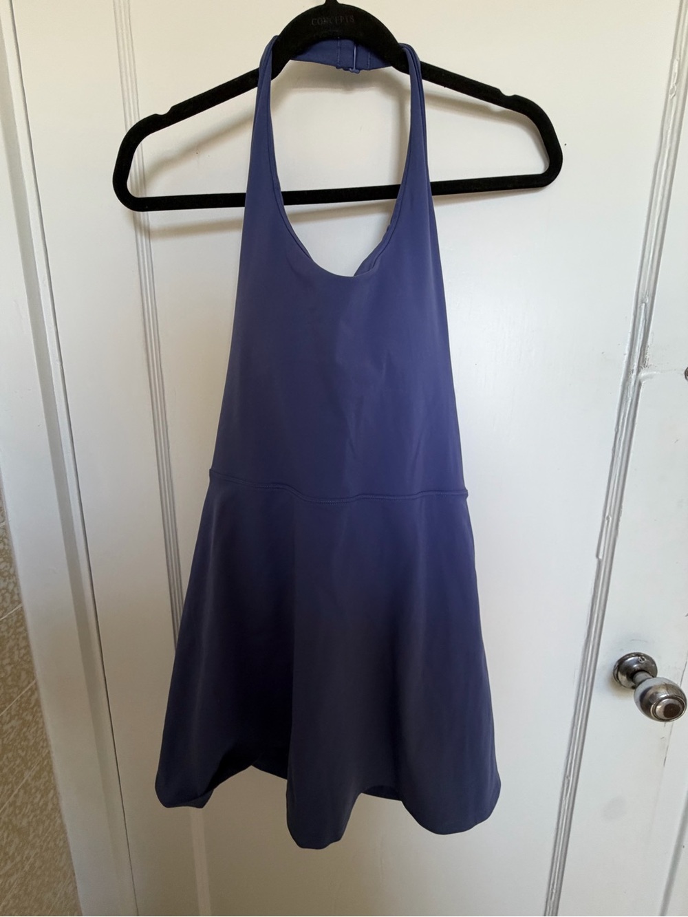Fabletics Periwinkle/Purple Halter Athletic Dress